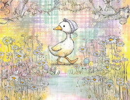 Tote Panel Easter Goose