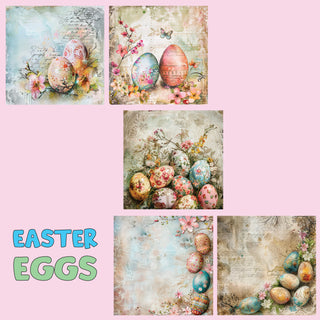 zipper bag panels Easter Eggs