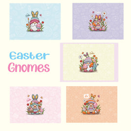 zipper bag panels NEW STYLE Easter Gnomes