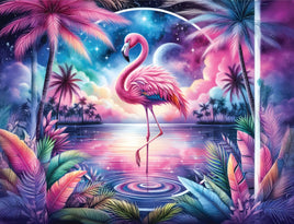 Tote Panel Fancy Flamingo