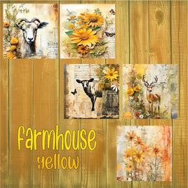 zipper bag panels NEW STYLE Farmhouse Yellow