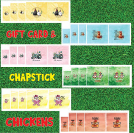 Chickens Gift Card & Chapstick