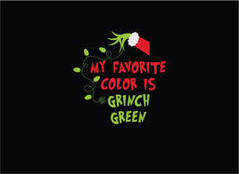 Tote Panel Grinch Favorite Color