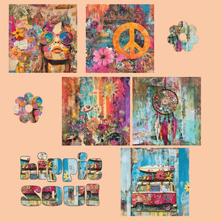 zipper bag panels Hippie Soul