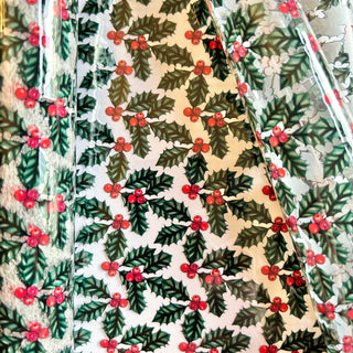 Clear  Christmas Holly TPU