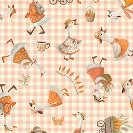 porch geese carrots