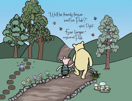 Tote Panel Pooh Friends Forever