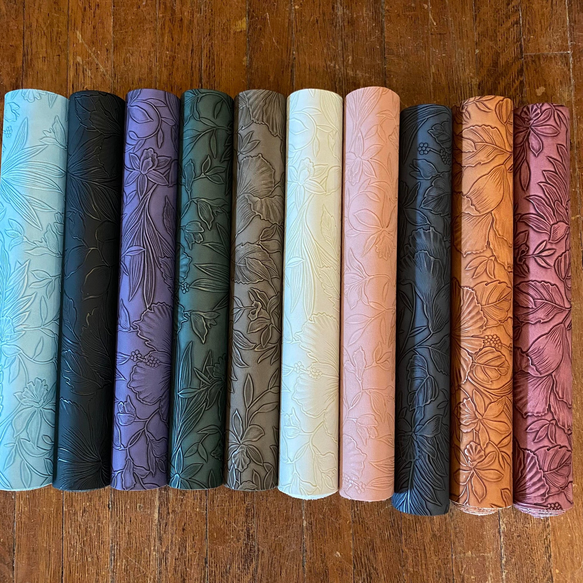 Rustic Floral Embossed Vinyl| Glitterbugfairy