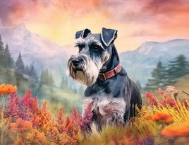 Tote Panel schnauzer