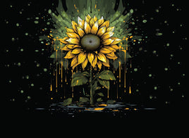 Tote Panel Sunflower