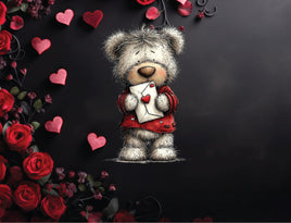 Tote Panel Valentine Stuffy with Love Note