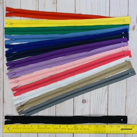 15 inch zipper set of 14 colors