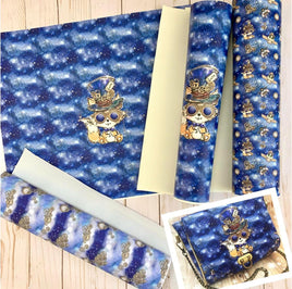 Blue Steampunk Panel Kit