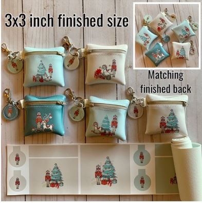 4x4 inch Zipper Bag Kit with bag tags| Glitterbugfairy 4x4 inch Zipper Bag Kit with bag tags| Glitterbugfairy