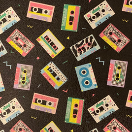 80s Cassettes on Black
