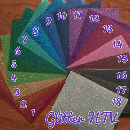Glitter Heat Transfer Viny rolls HTV