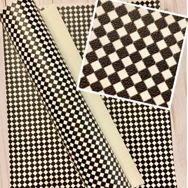 50s Black and White Checks