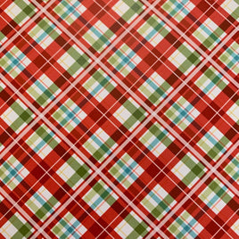 Christmas Plaid Diagonal