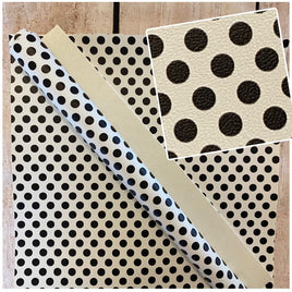 Polka Dots Black on White
