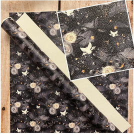 Halloween Alice Flowers on Black