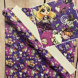Halloween Alice on Magenta and Purple