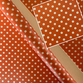 Orange Polka Dots