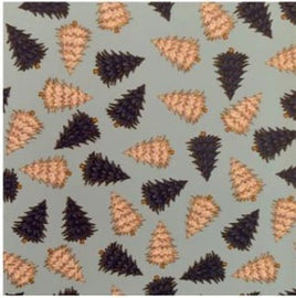 Christmas Trees Pink and Blue