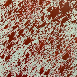 Blood Splatter on White