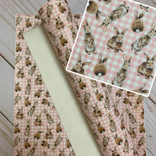 Bunny on Pink