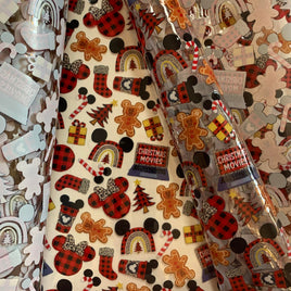 Clear Christmas Mouse Plaid TPU