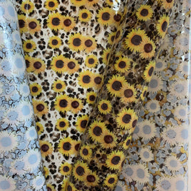 Clear Sunflower and Leopard TPU