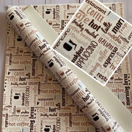 Coffee Words on Cream