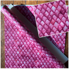 Dino Scales on Pink (Mixed Colors)