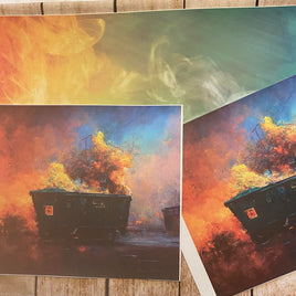 Dumpster Fire Panel