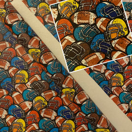 Football and Helmets