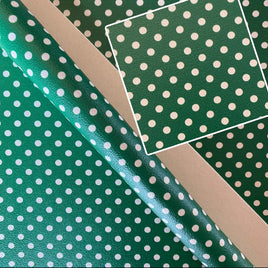Green Polka Dots