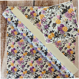 Halloween Alice Flowers on White