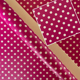 Hot Pink Polka Dots