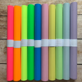 HTV neon and pastel solids