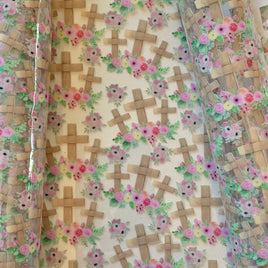 Clear Easter Cross TPU