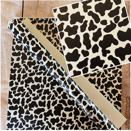 Black and White Cow Print