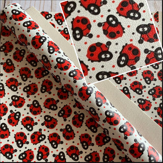 Ladybugs on White