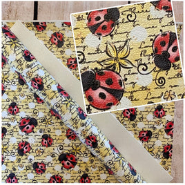 Ladybugs on Yellow