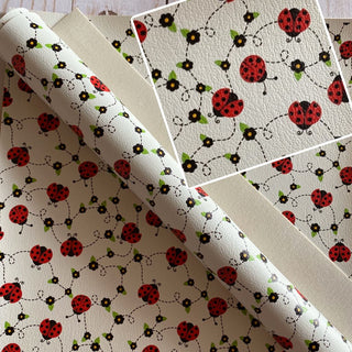 Ladybugs with Flower Path