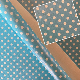 Light Blue Polka Dots