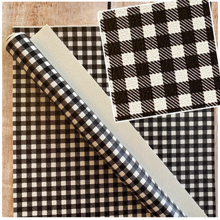 Buffalo Plaid Black White