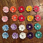 Small Rhinestone flowers 20 pack