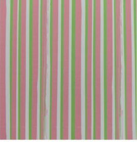 Stripes Pink Green and White